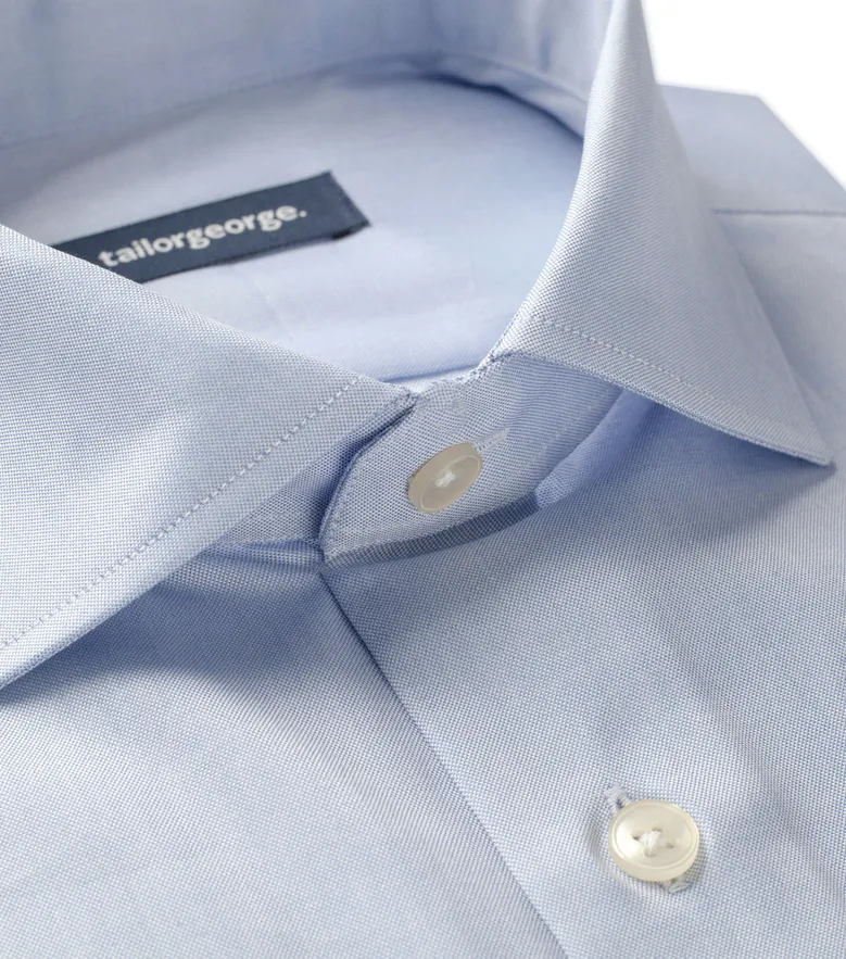 Camicia bianca in popeline facile da stirare