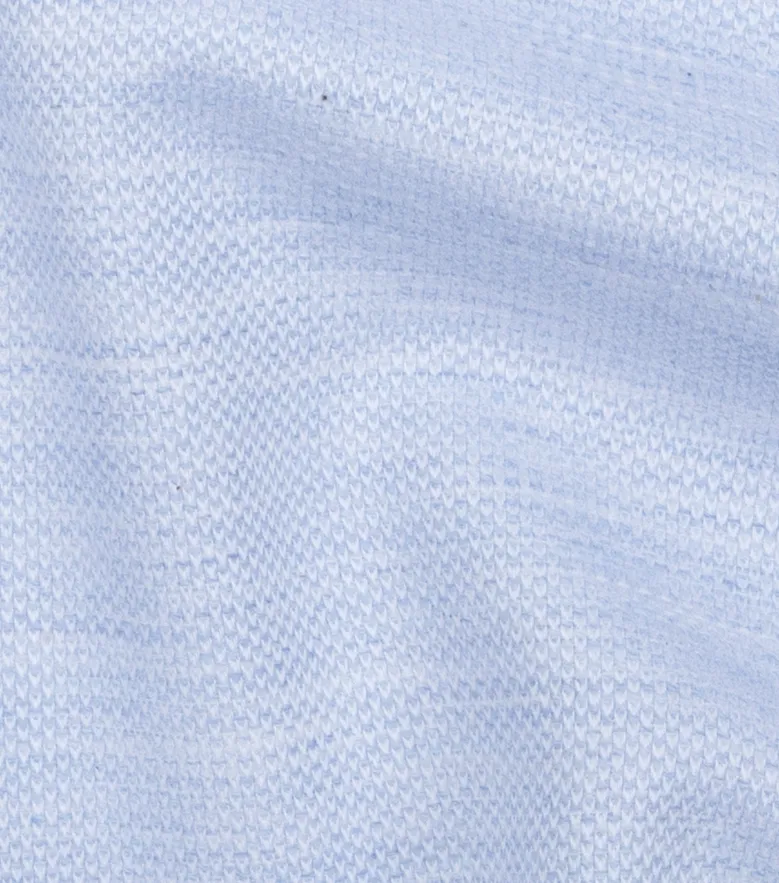 Chemise en twill uni bleu ciel