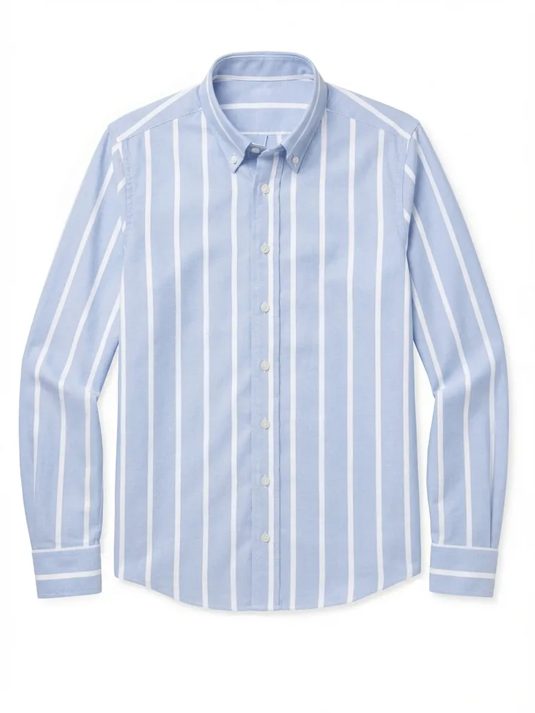 Camicia bianca in popeline facile da stirare