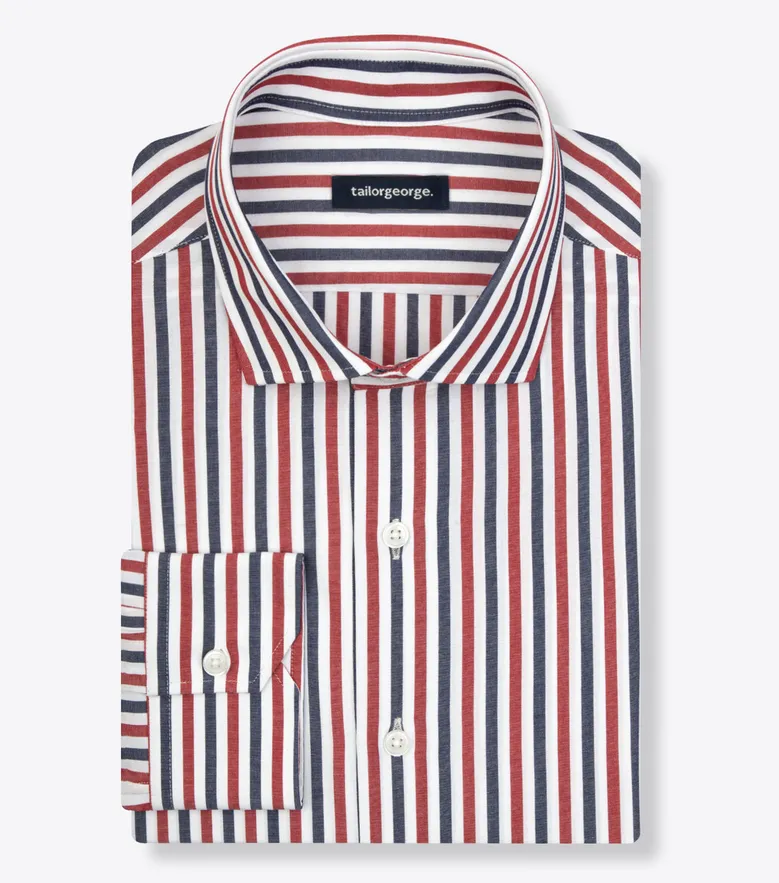 Camicia bianca in popeline facile da stirare