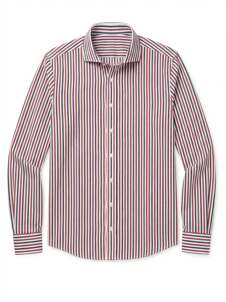 Camicia bianca in popeline facile da stirare