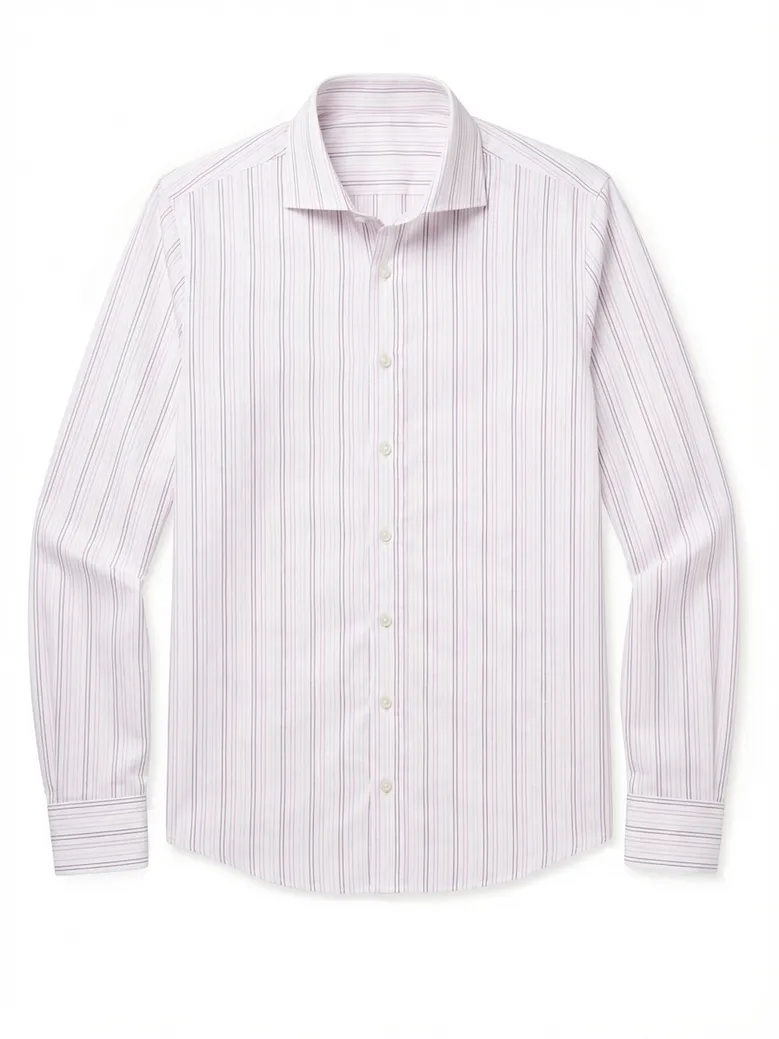 Camicia bianca in popeline facile da stirare