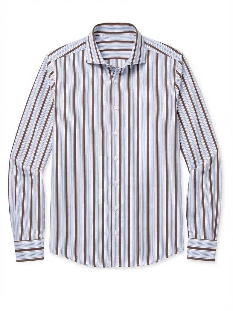 Camicia bianca in popeline facile da stirare