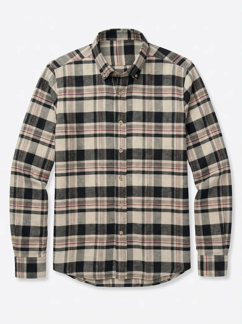 Camicia bianca in popeline facile da stirare