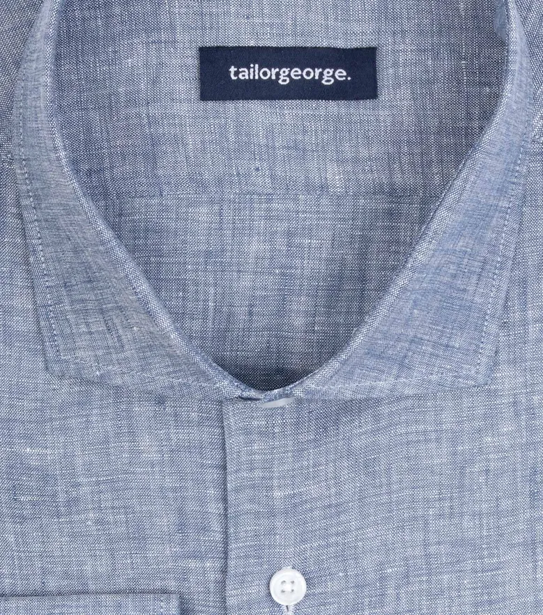 Camicia bianca in popeline facile da stirare