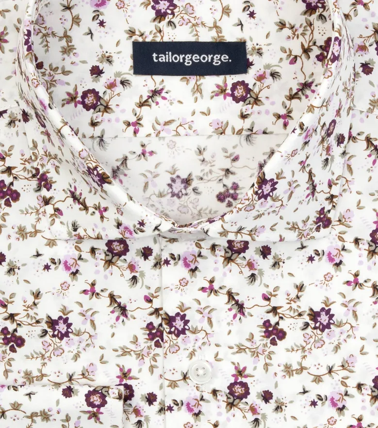 Camicia bianca in popeline facile da stirare