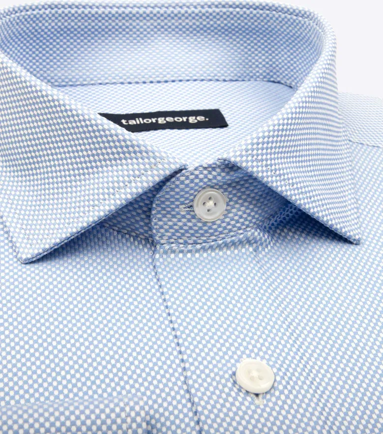 Chemise en Oxford Royal bleu ciel