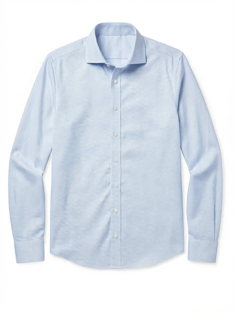 Chemise en Oxford Royal bleu ciel