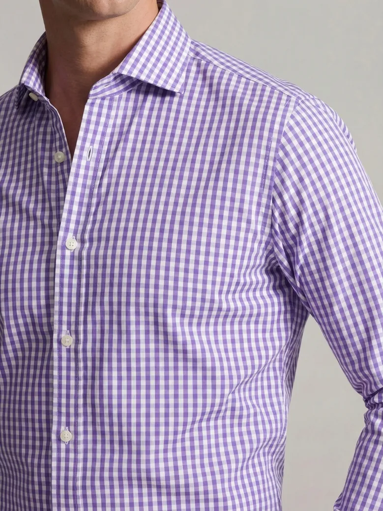 Camicia bianca in popeline facile da stirare