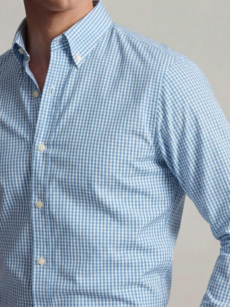 Camicia bianca in popeline facile da stirare