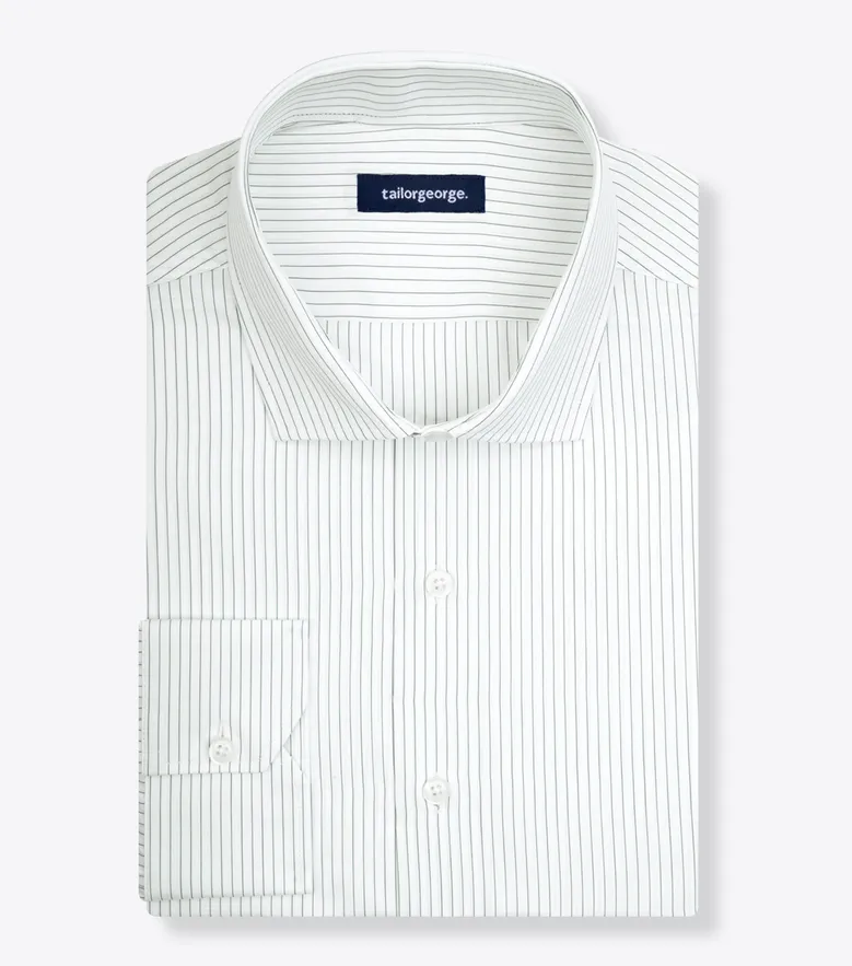 Camicia bianca in popeline facile da stirare