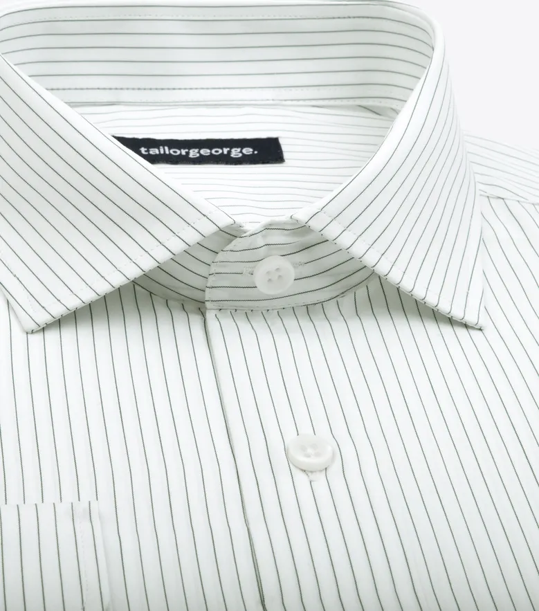 Camicia bianca in popeline facile da stirare