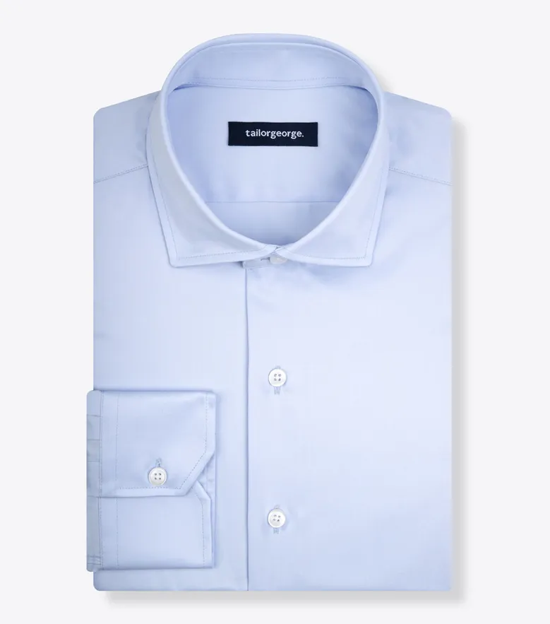 Camicia bianca in popeline facile da stirare