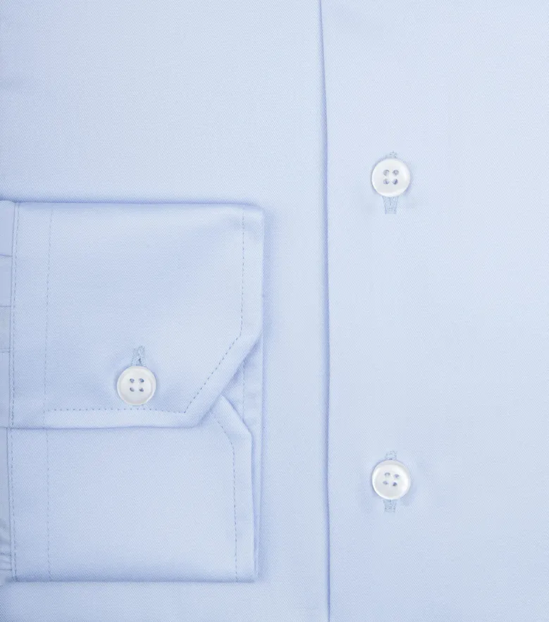Camicia bianca in popeline facile da stirare