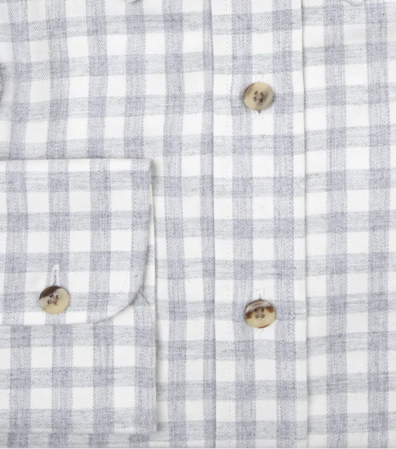 Camicia bianca in popeline facile da stirare
