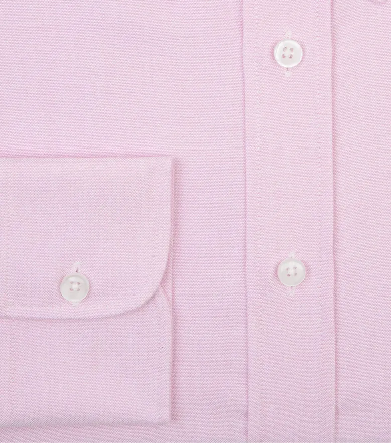 Chemise en Oxford uni rose