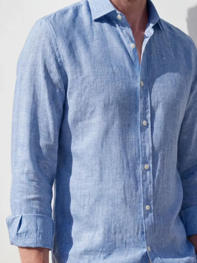 Chemise en lin épais
