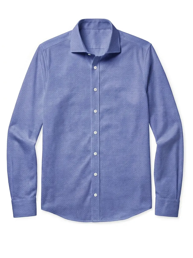 Camicia bianca in popeline facile da stirare